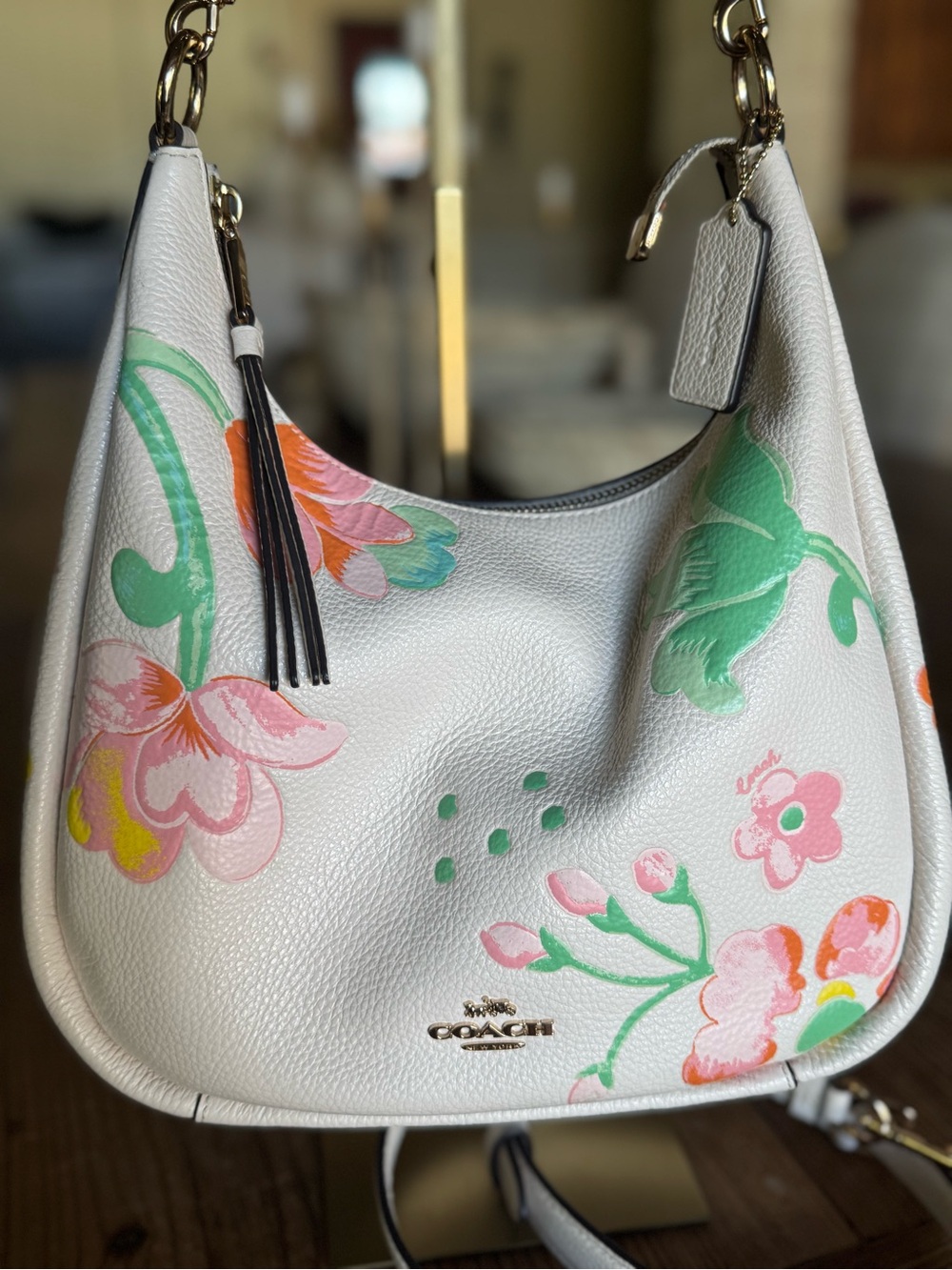 Coach Jules Hobo in Dreamy Land Floral Bag - Picture 4 of 17